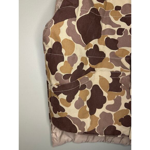 Mount'n Prairie Vintage Camo Puffer Vest Hunting Reversible Old School Large - Picture 4 of 9